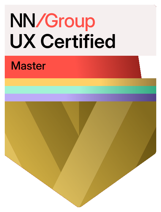 NN/Group UX Certified Master